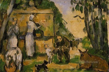 Paul Cezanne Painting - La fuente Paul Cézanne